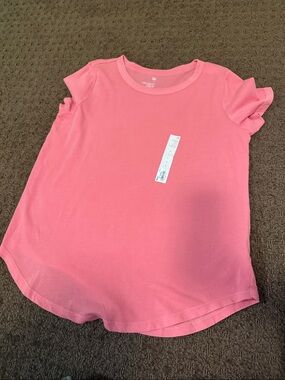 Kohl's Juniors Pink Ruffle Sleeve Short-Sleeve Tee